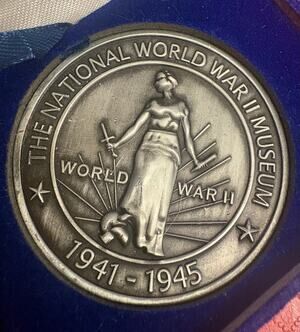 WWII Museum Charter Member Commemorative Medal w/ Box